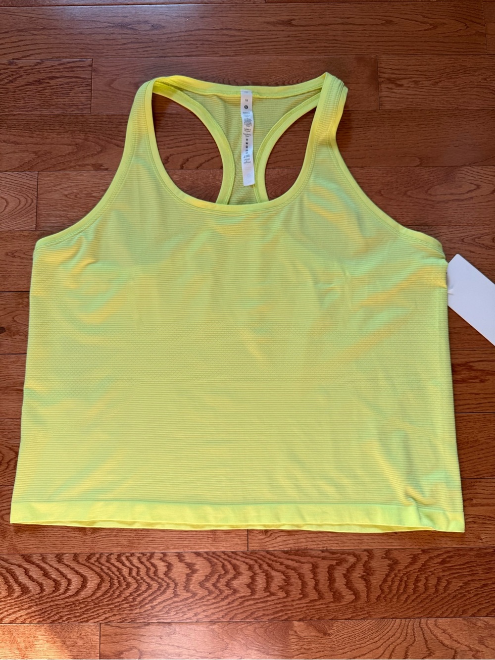 Lululemon NWT size 18 Swiftly Tech Racerback
Tank Top 2.0 Electric Lemon